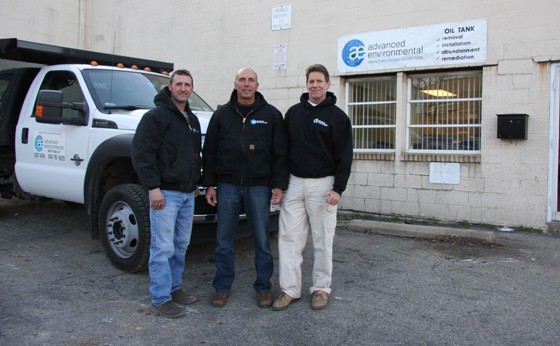 Owner Ken, Office Manager Stu and Environmental Manager Zach